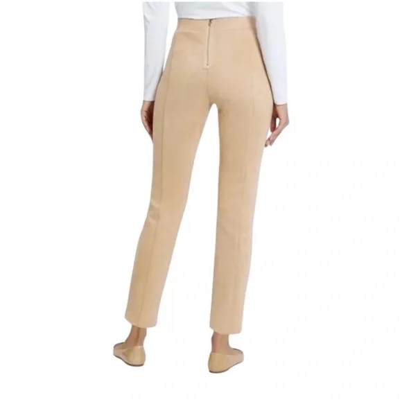 NWT Jude Connally Olivia faux suede camel ankle pants Size XS - Picture 3 of 11